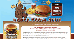 Desktop Screenshot of moosetoothgrill.com